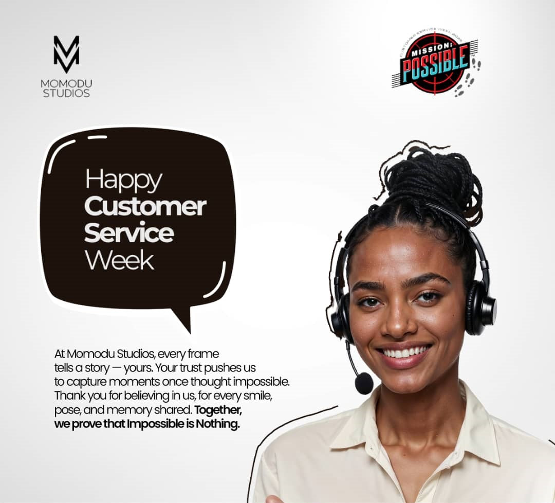 Happy customer week from Momodu studios