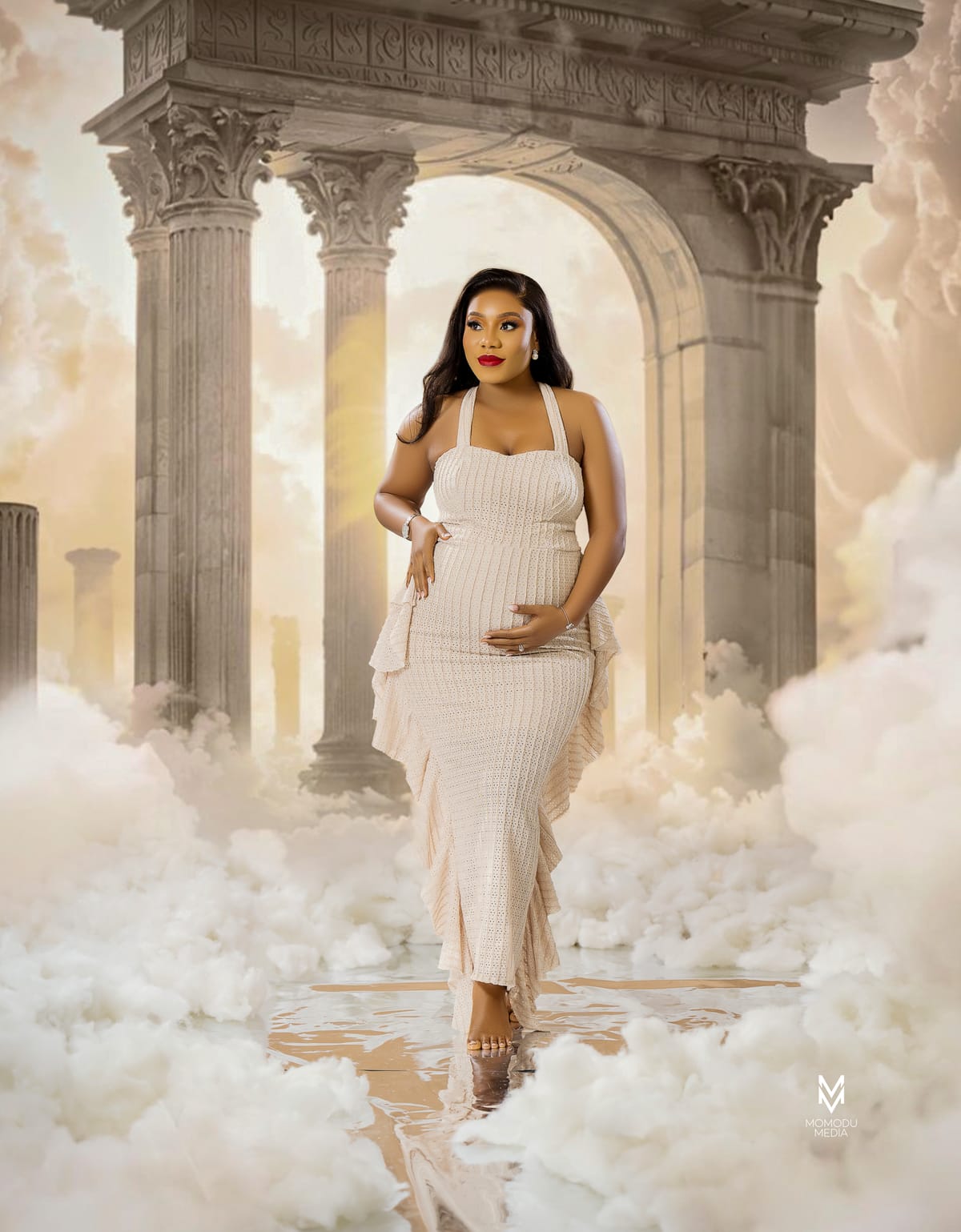 Momodu Studios maternity photography Abuja